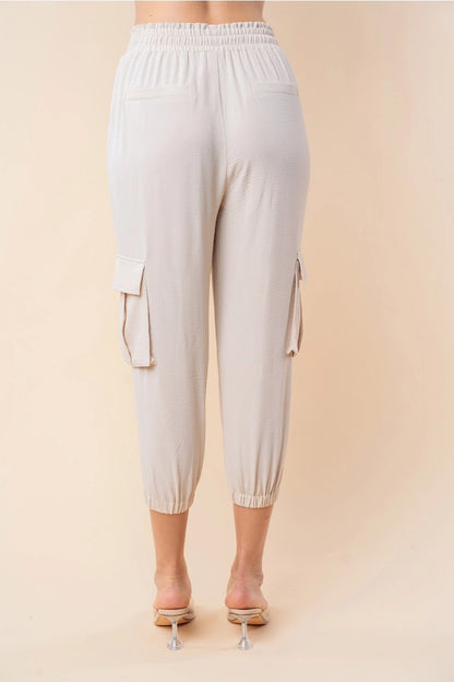 Pantalon jogger Billie - Crème