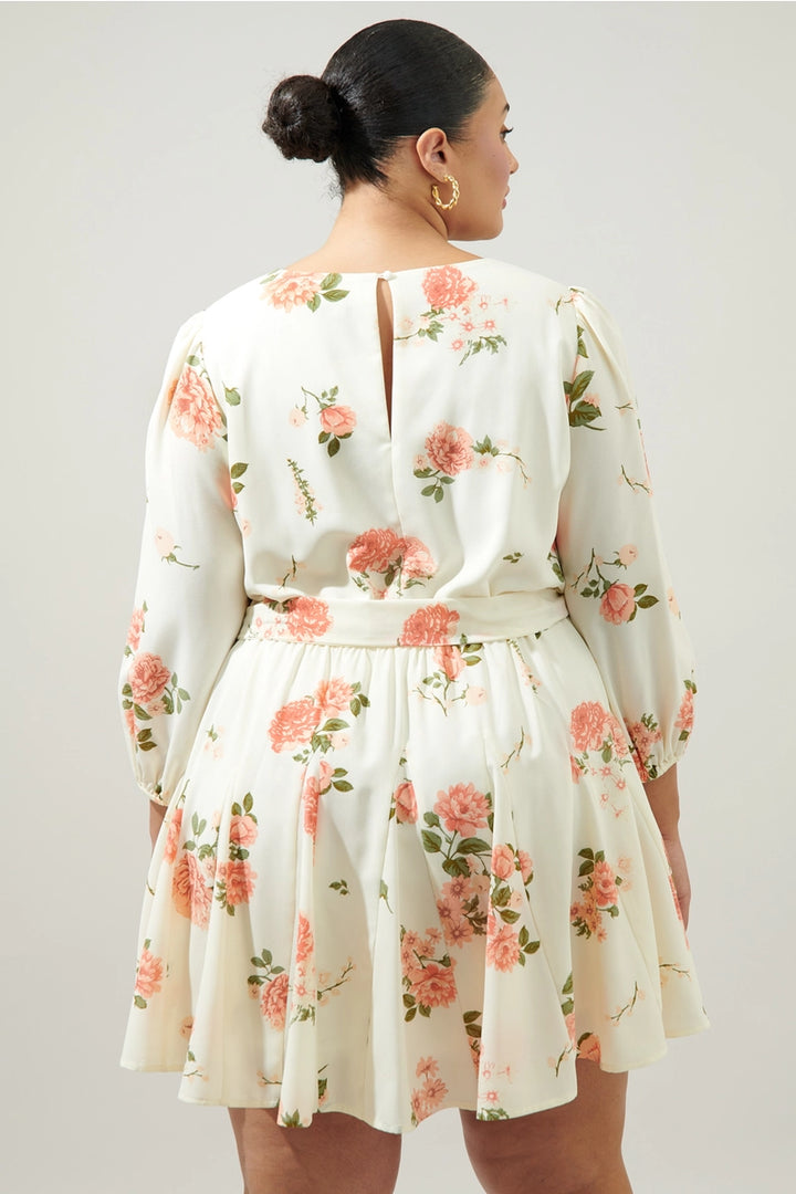 Robe fleurie « Morning Blush »