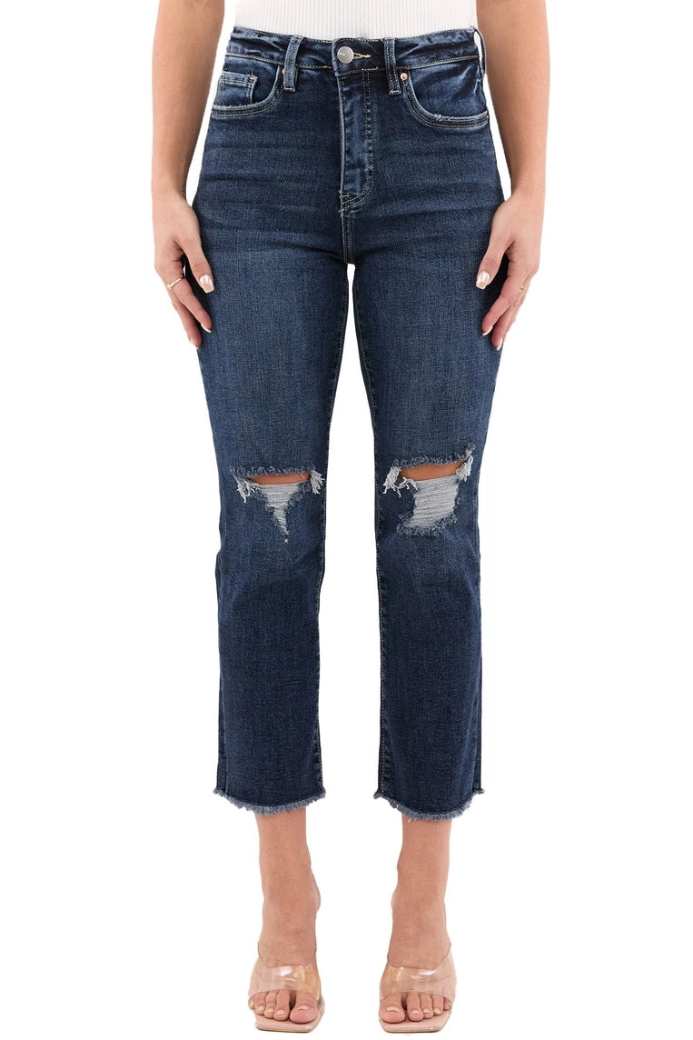 Jean droit Sweet Curve - Dark