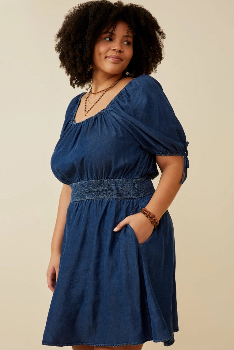 Robe denim Tencel