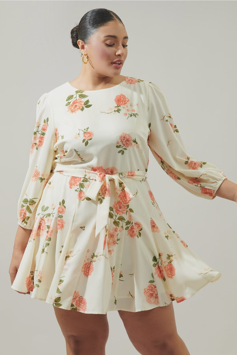 Robe fleurie « Morning Blush »