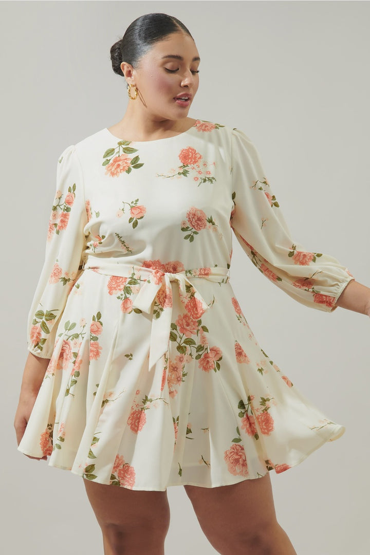 Robe fleurie « Morning Blush »