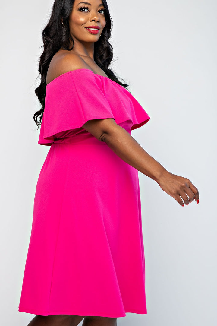 Fuschia pink princess dress
