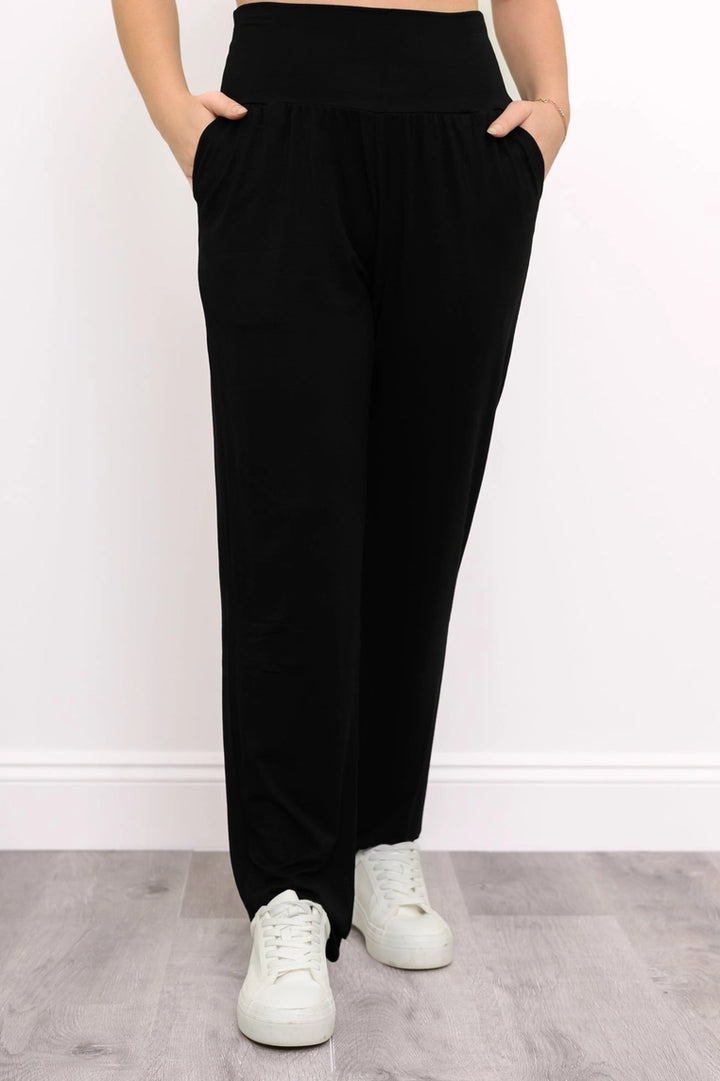 Pantalon Claire - Bamboo/Lycra - Noir