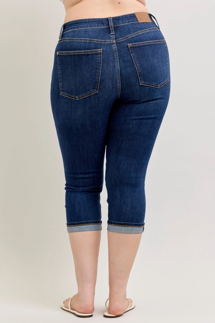 Capri en jean taille haute – Judy Blue