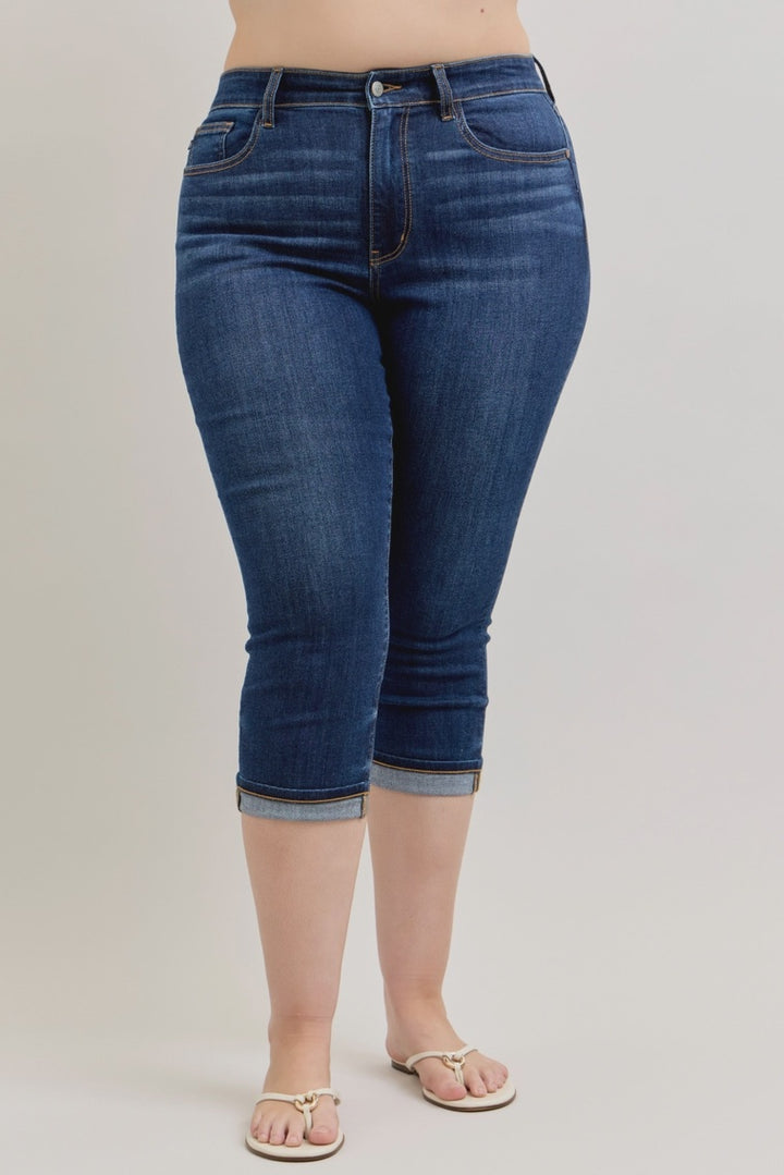 Capri en jean taille haute – Judy Blue