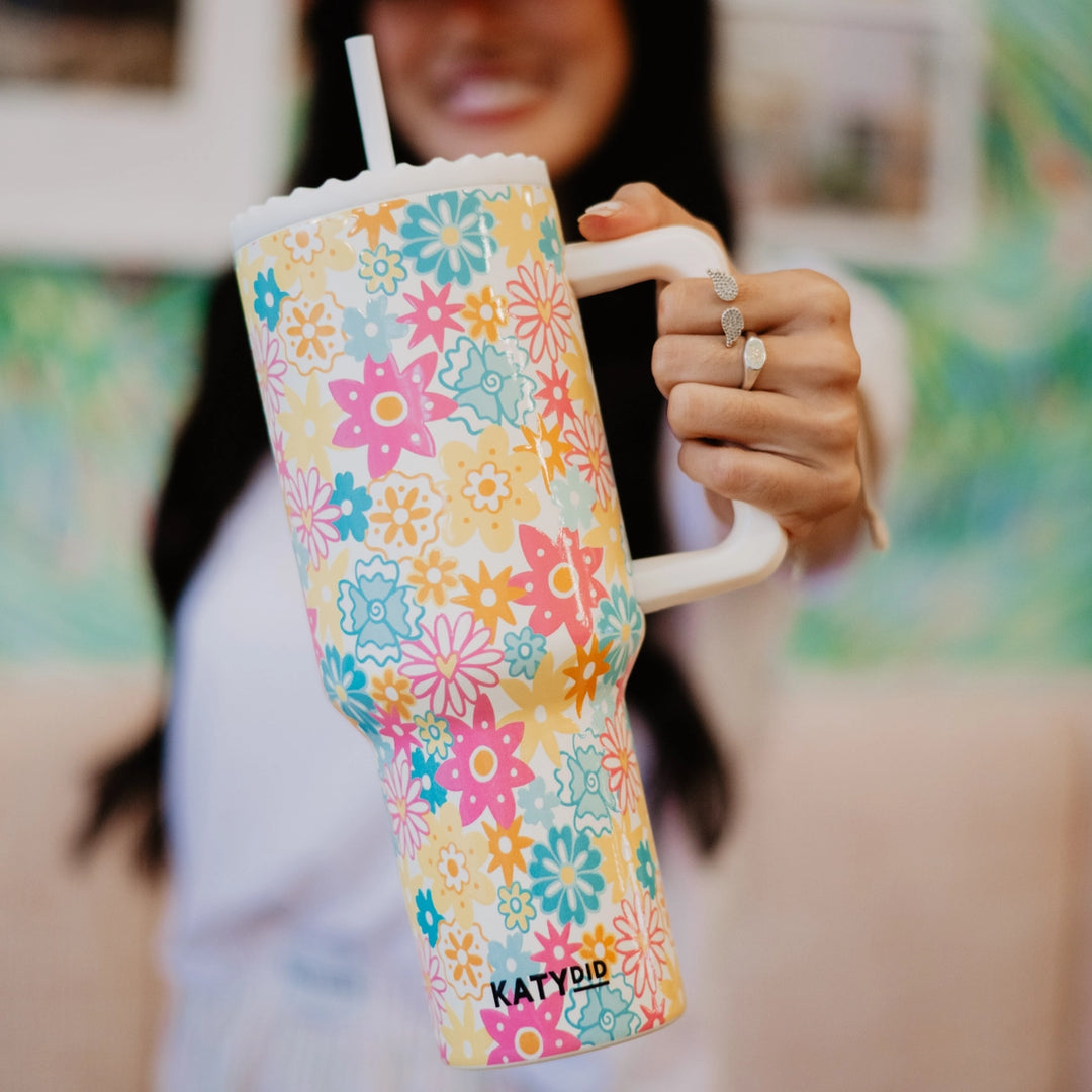 Tumbler Spring Flowers 38 oz