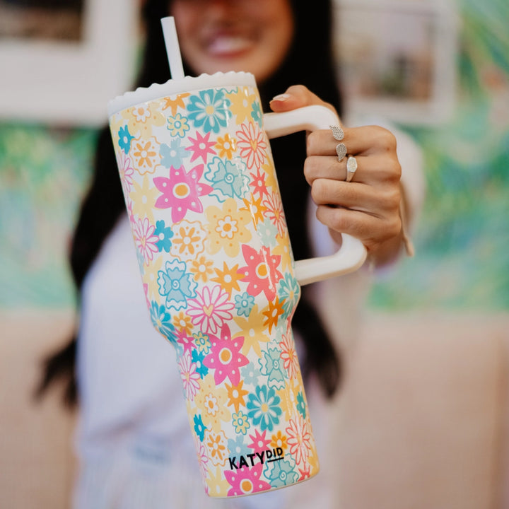 Tumbler Spring Flowers 38 oz