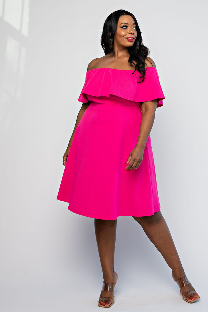 Fuschia pink princess dress