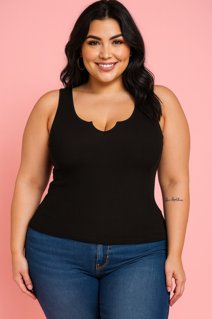 Camisole gainante  Lily (noir)