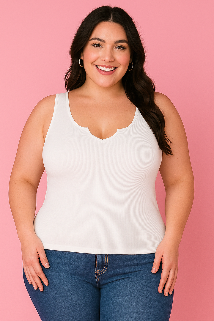 Camisole gainante Lily (blanc)