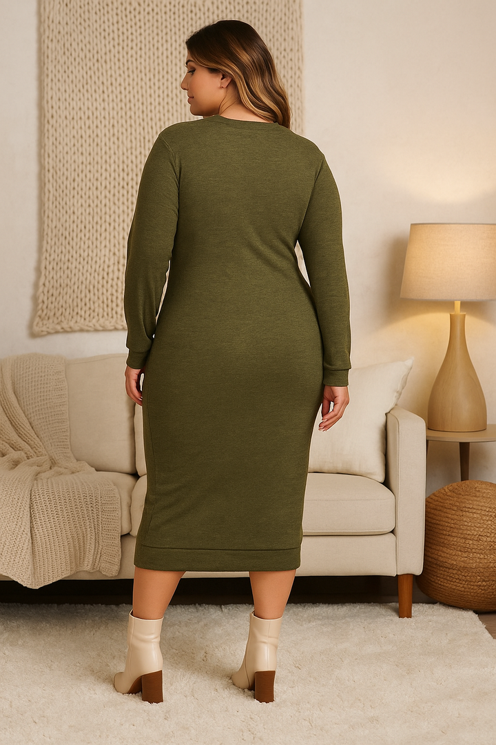 Robe essentielle Hacci - Olive