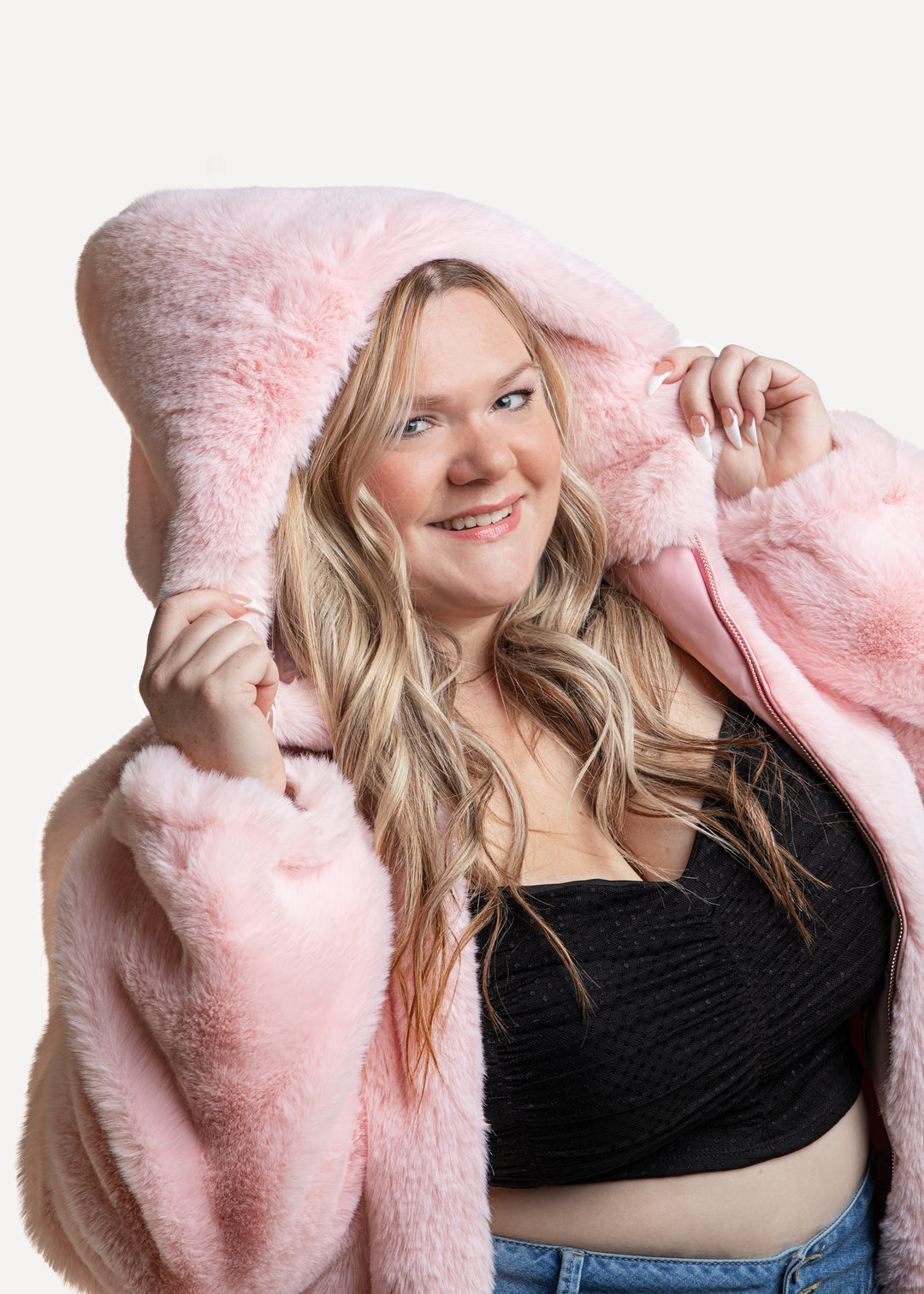 Manteau Mademoiselle Curvy (noir)