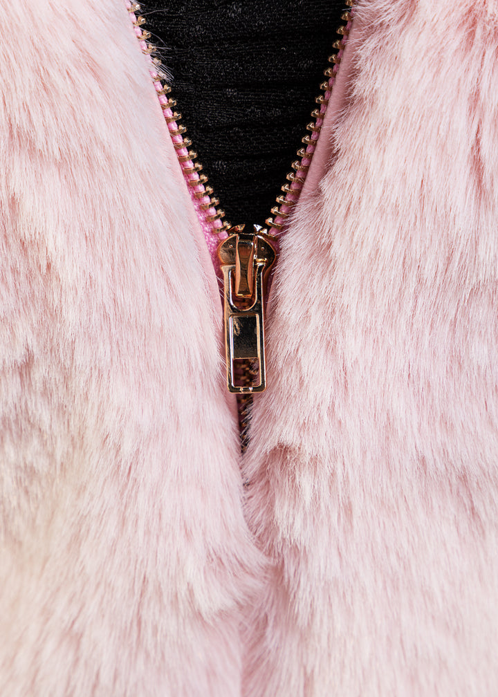 Manteau Mademoiselle Curvy (rose)