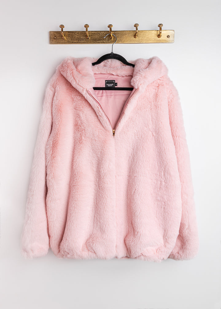 Manteau Mademoiselle Curvy (rose)
